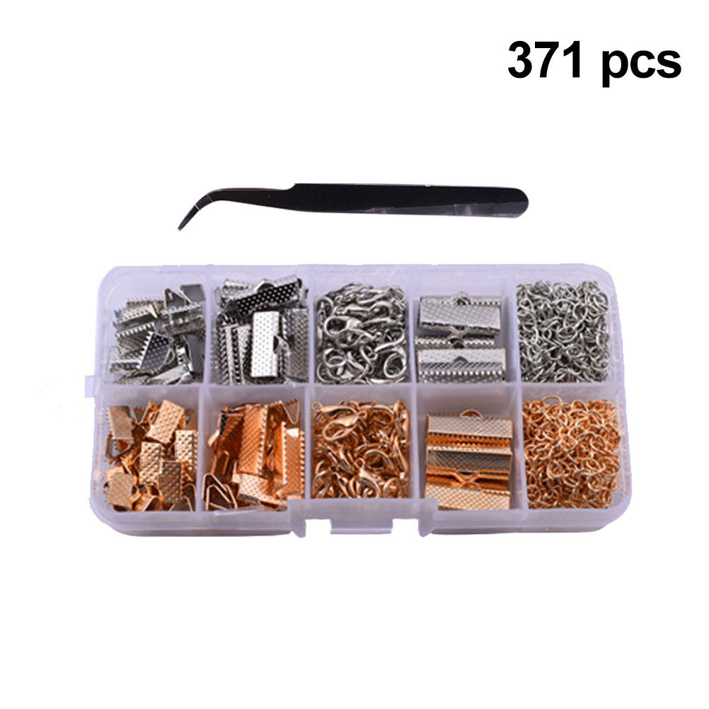 Jewelry Making Tool Kit - 371Pcs Jewelry Making Kit Gold Necklace