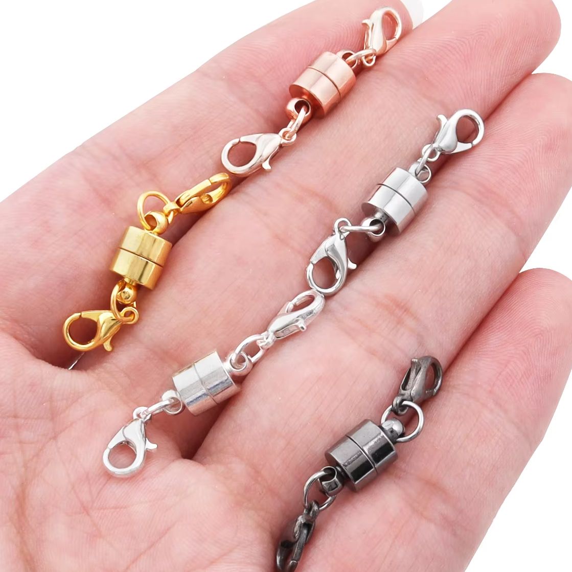 Jewelry Making Material - 5Sets/Lot Magnetic Clasps With Lobster Clasps