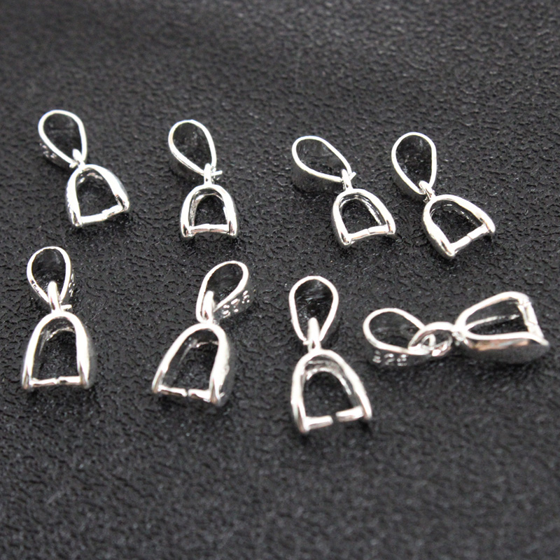 Jewelry Making Material - 10Pcs 925 Stering Silver Plated Copper
