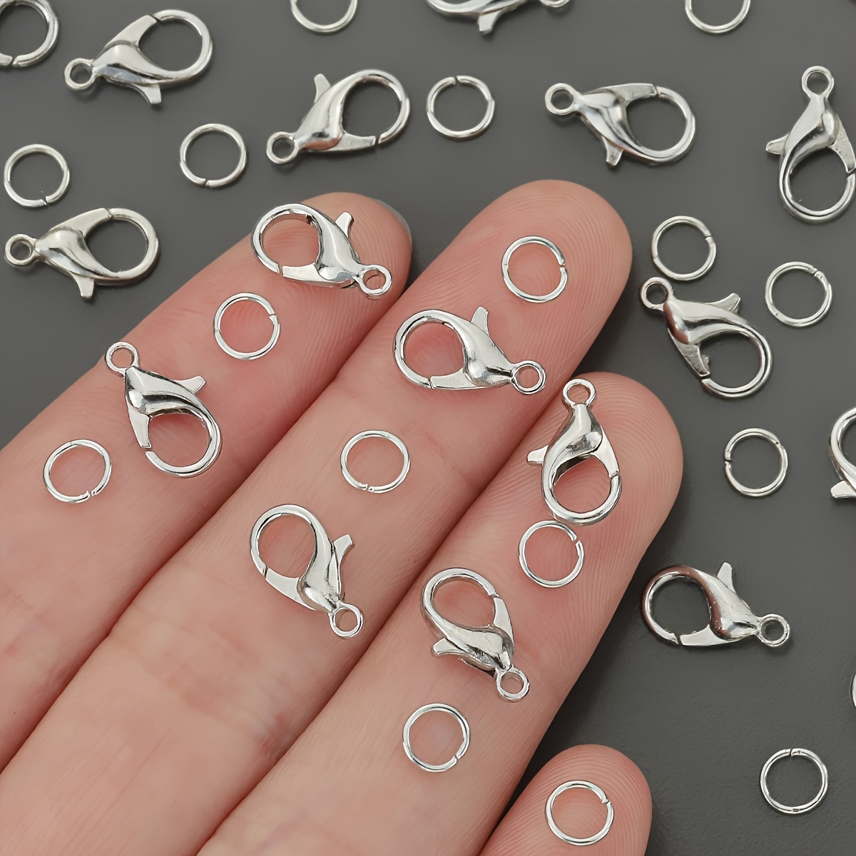 1/2/300pcs Lobster Clasps Open - огляд і ціна Jewelry Making Closed Jump Rings