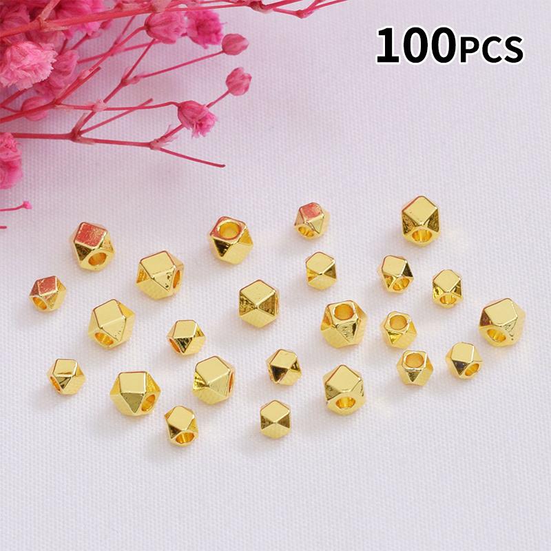 100PCS Faceted Spacer Beads Go - огляд і ціна Jewelry Making Classes