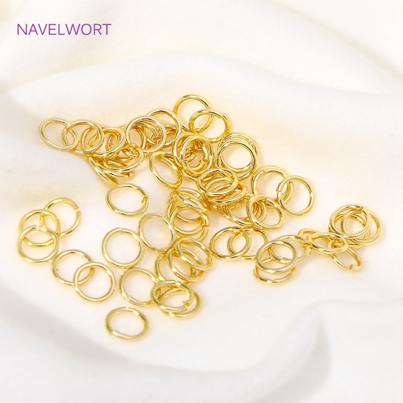 14K/18K Gold Plated Split Ring - огляд і ціна Jewelry Making Closed Jump Rings