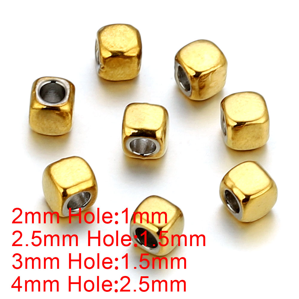 50pcs 2/3/4mm Stainless Steel  - огляд і ціна Jewelry Making Supplies Wholesale
