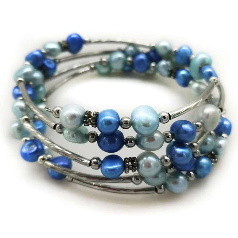 33 Inches 7-8mm Purple Memory  - огляд і ціна Memory Wire Bracelet