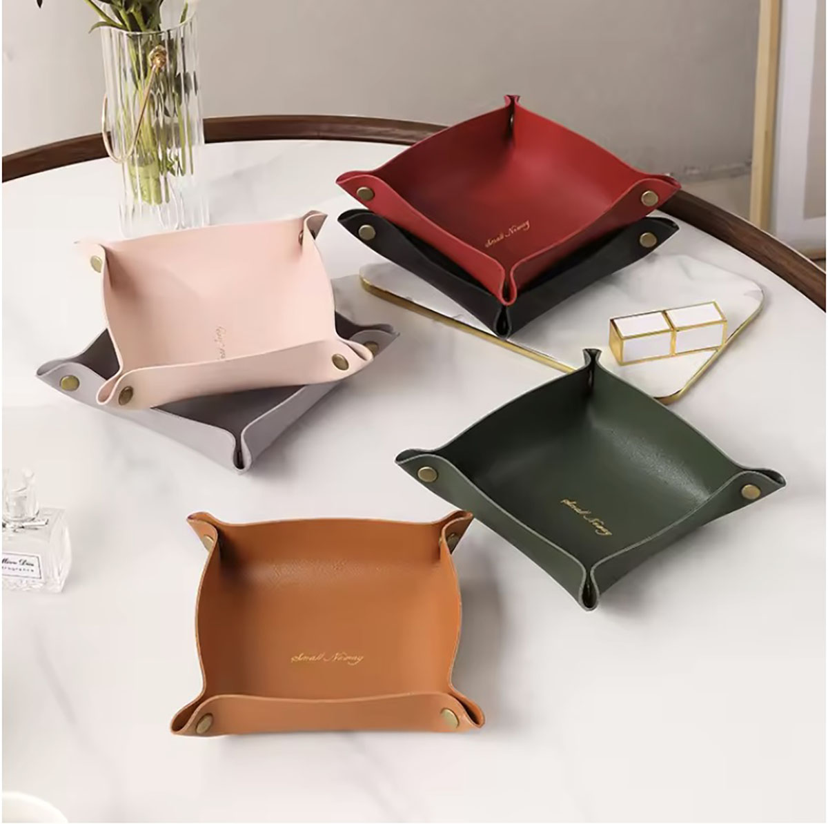 Nordic Style Leather Storage T - огляд і ціна Jewelry Making Tray