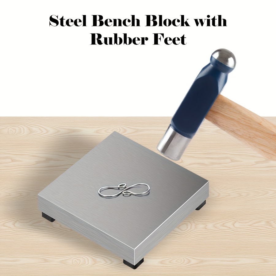 Square Steel Bench Anvil with  - огляд і ціна Jewelry Making Anvil