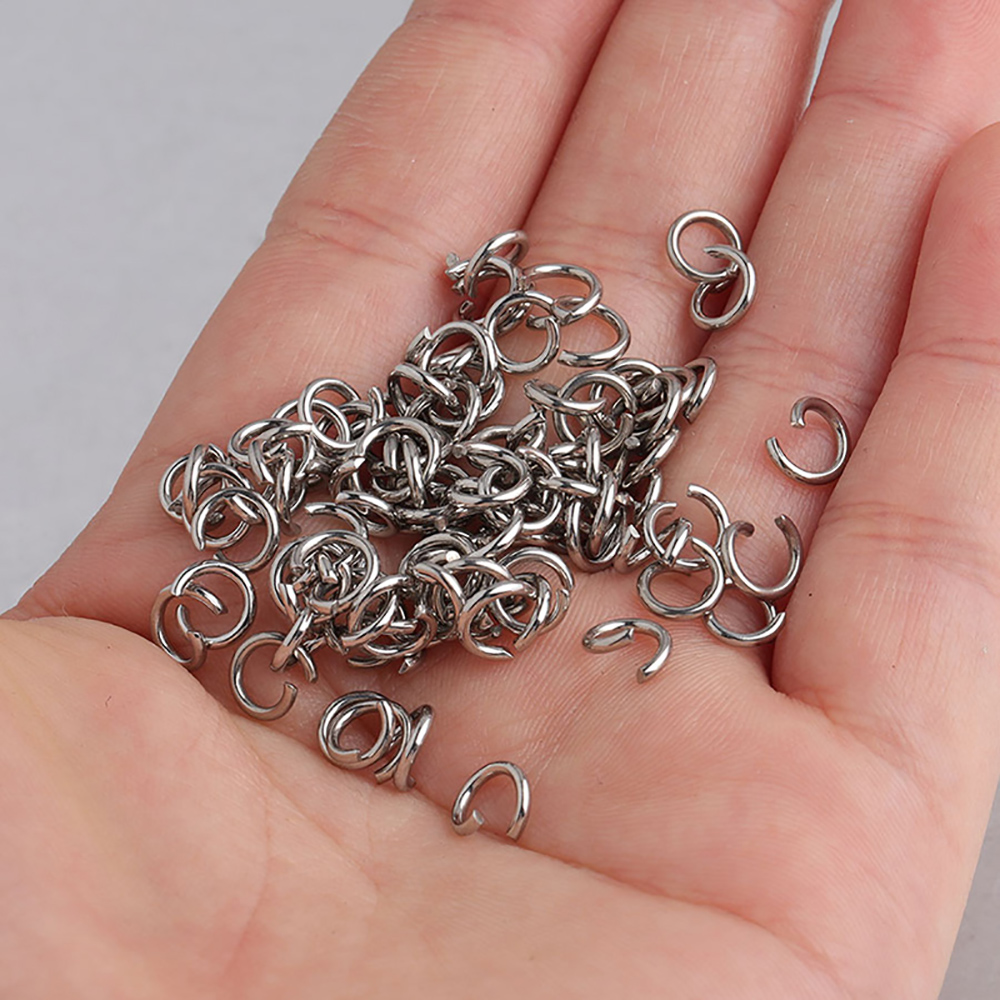 100-200pcs/lot Stainless Steel - огляд і ціна Jewelry Making Supplies Wholesale
