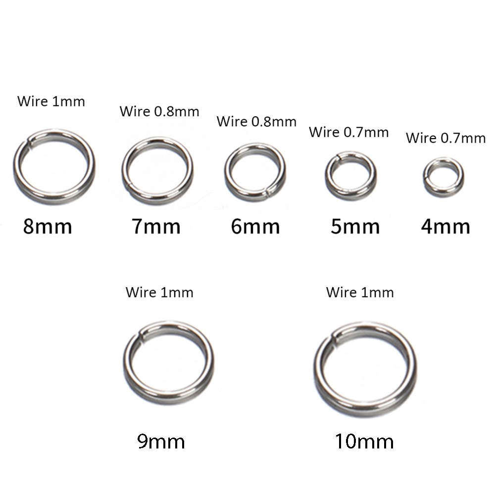 100-200pcs/lot Stainless Steel - огляд і ціна Jewelry Making Supplies Wholesale