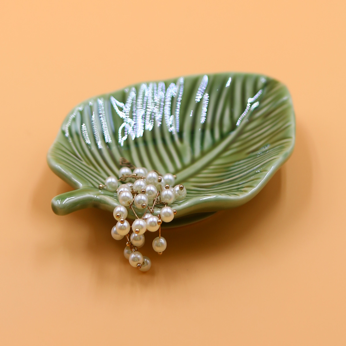 1Pcs Leaf-Shaped Jewelry Organ - огляд і ціна Jewelry Making Tray