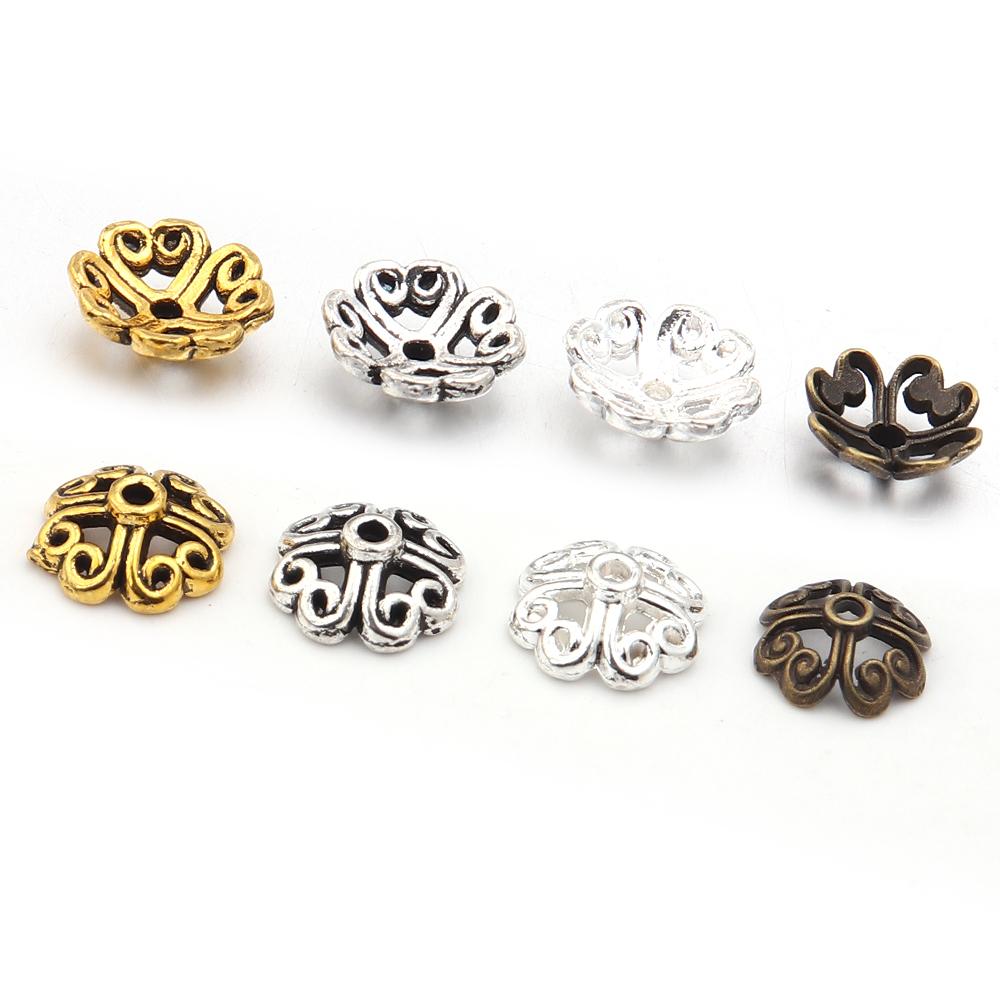 100pcs 8mm Alloy Hollow Out Fl - огляд і ціна Jewelry Making Tray