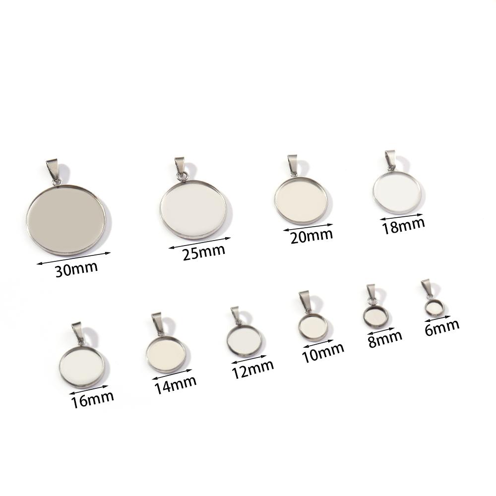 5-10pcs 6-30mm Stainless Steel - огляд і ціна Jewelry Making Tray