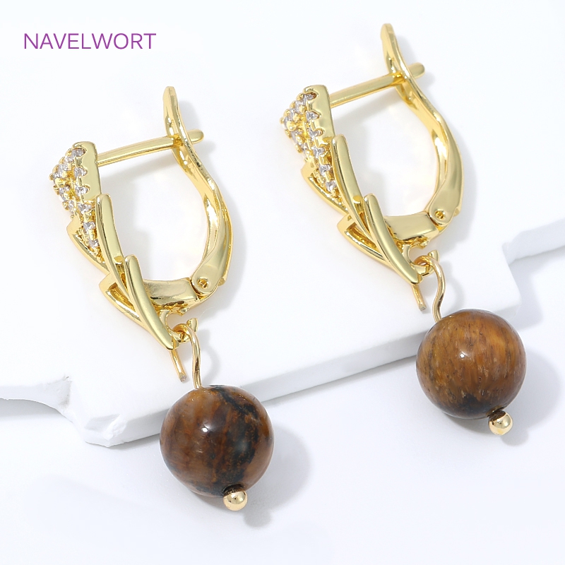 18K Gold Plated Inlaid Zircon  - огляд і ціна Jewelry Making Items
