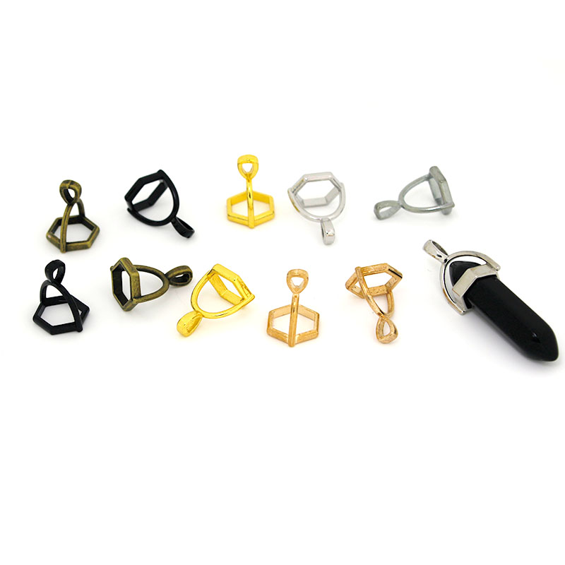 20Pcs Hexagonal Gemstone Cap N - огляд і ціна Jewelry Making Material