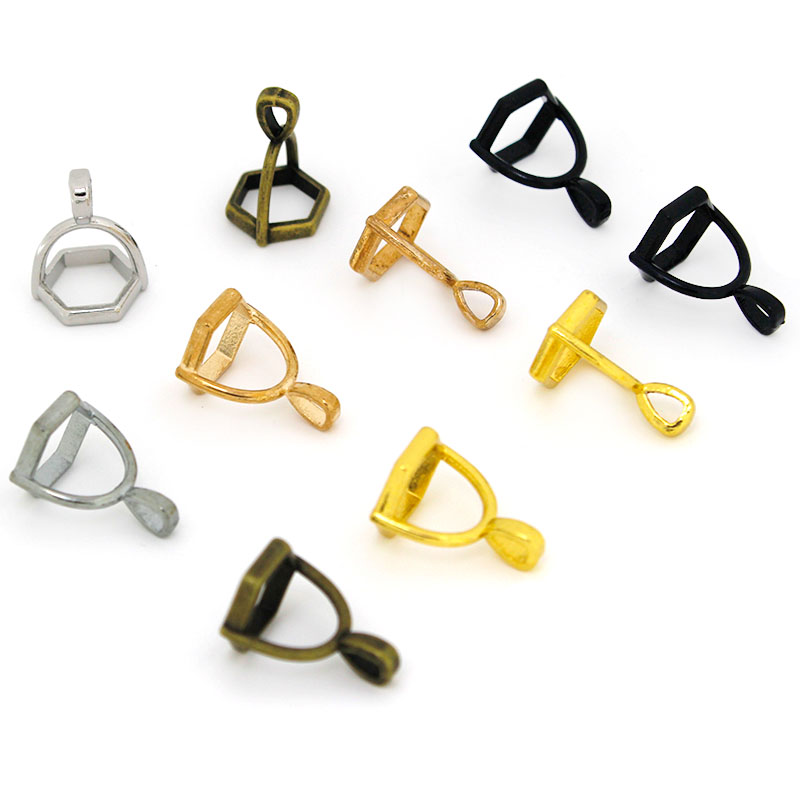 20Pcs Hexagonal Gemstone Cap N - огляд і ціна Jewelry Making Material