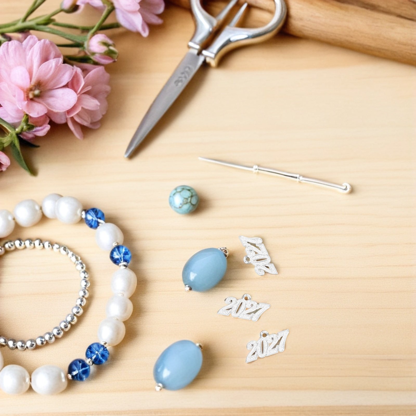 50Pcs 2027 Year Charm Graduati - огляд і ціна Jewelry Making Classes