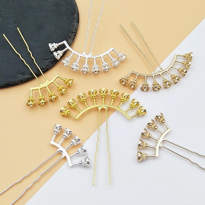 Alloy Arch Hair Pin Blanks wit - огляд і ціна Jewelry Making Beads