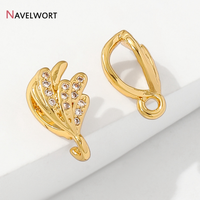 18K Gold Plated Brass With Zir - огляд і ціна Jewelry Making Material