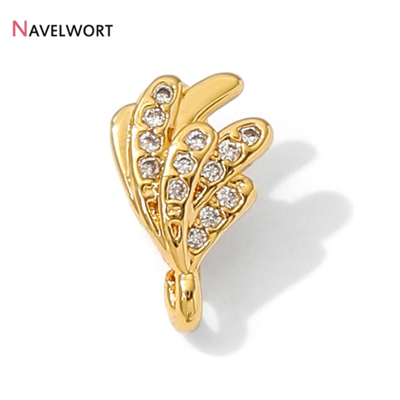 18K Gold Plated Brass With Zir - огляд і ціна Jewelry Making Material