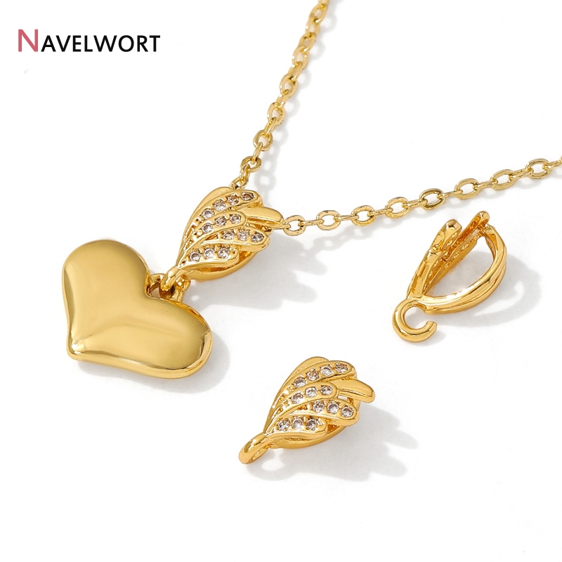 18K Gold Plated Brass With Zir - огляд і ціна Jewelry Making Material