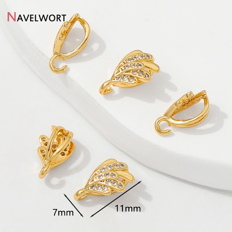 18K Gold Plated Brass With Zir - огляд і ціна Jewelry Making Material