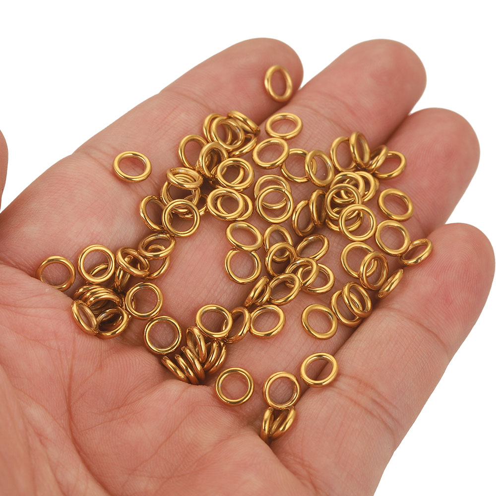 50pcs Stainless Steel Closed J - огляд і ціна Jewelry Making Closed Jump Rings