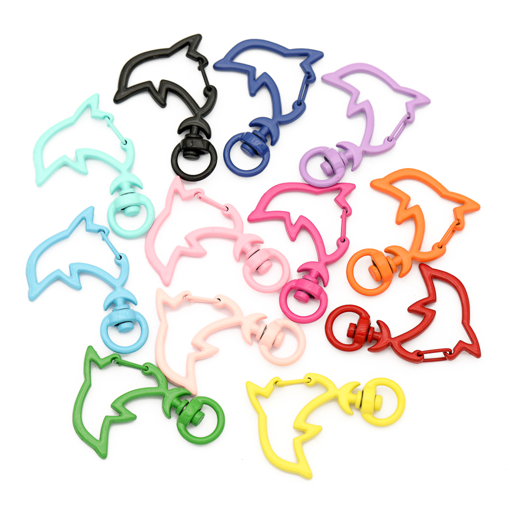 10pcs Candy Colors Metal Dolph - огляд і ціна Jewelry Making Supplies Wholesale