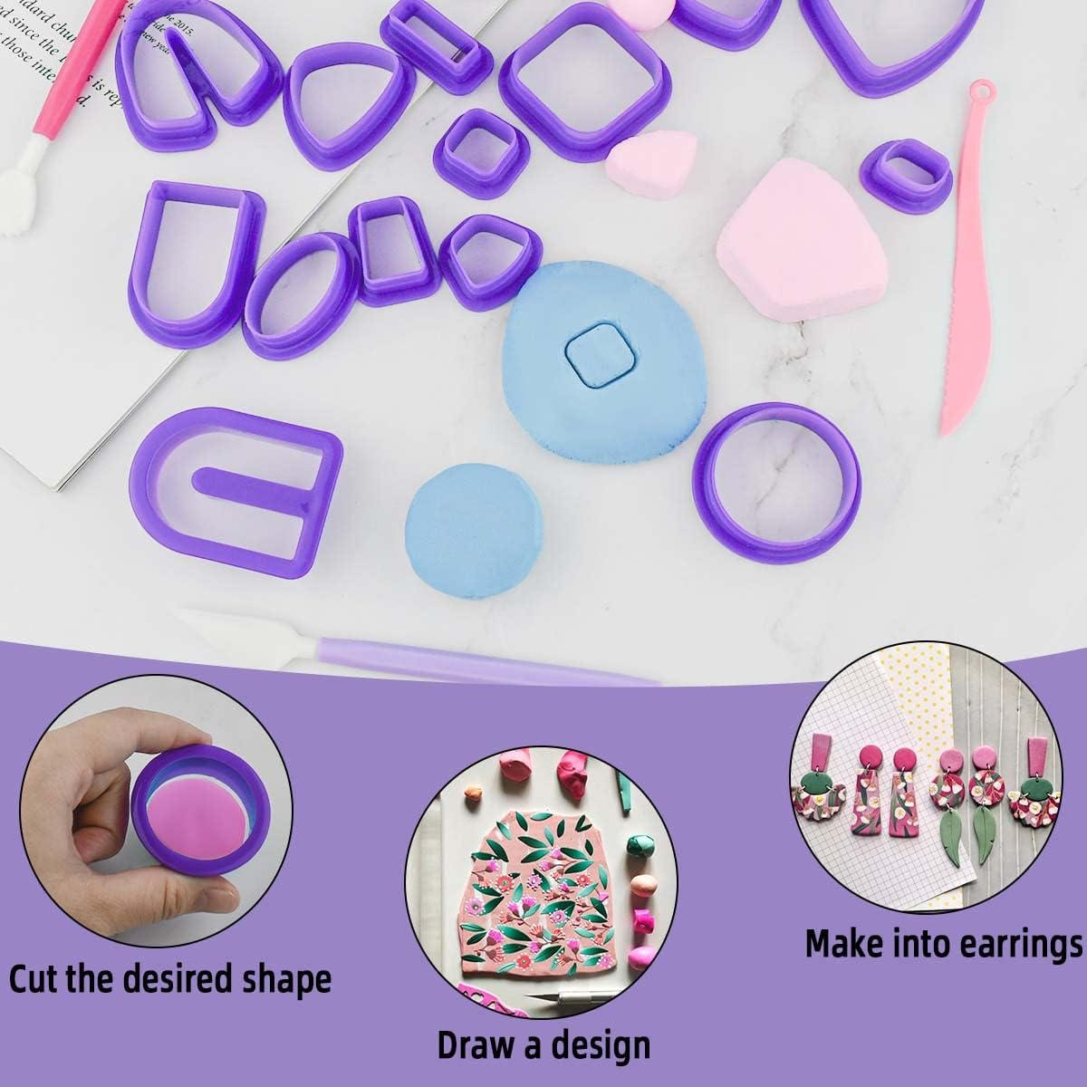 Polymer Clay Earring Making Ki - огляд і ціна Jewelry Making Tool Kit