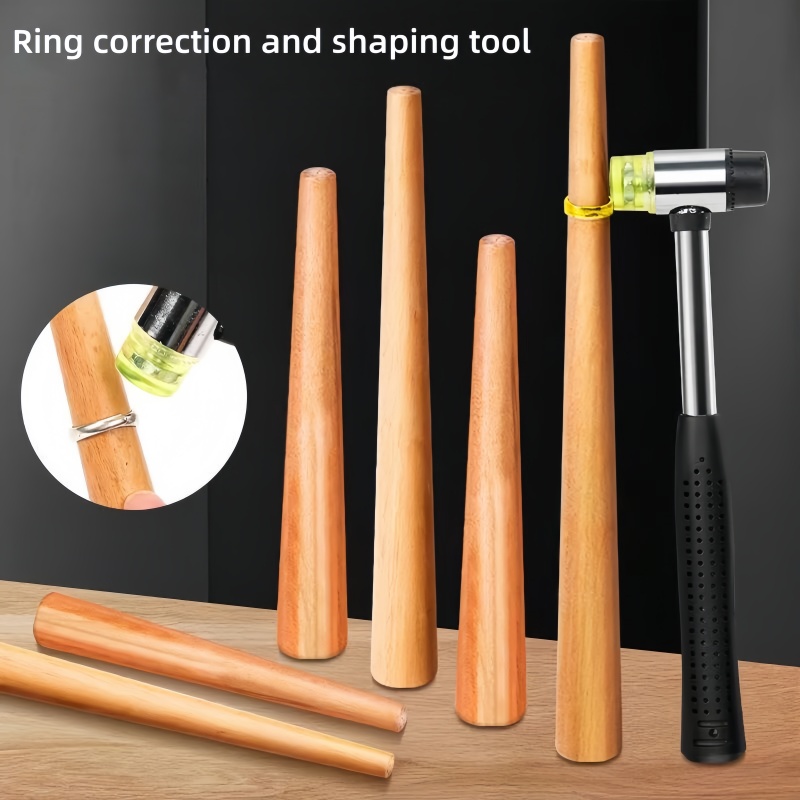 Wooden Ring Sizing Mandrel - J - огляд і ціна Jewelry Making Anvil