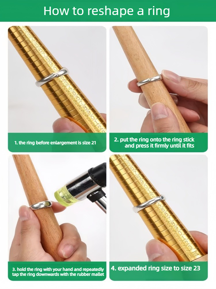 Wooden Ring Sizing Mandrel - J - огляд і ціна Jewelry Making Anvil