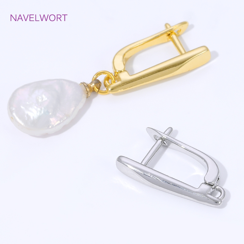 18K Gold Plated Smooth Earring - огляд і ціна Jewelry Making Essentials