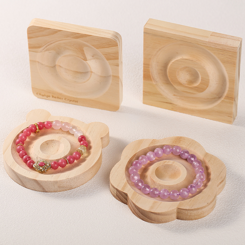 1Pc DIY Natural Wooden Beading - огляд і ціна Jewelry Making Tray