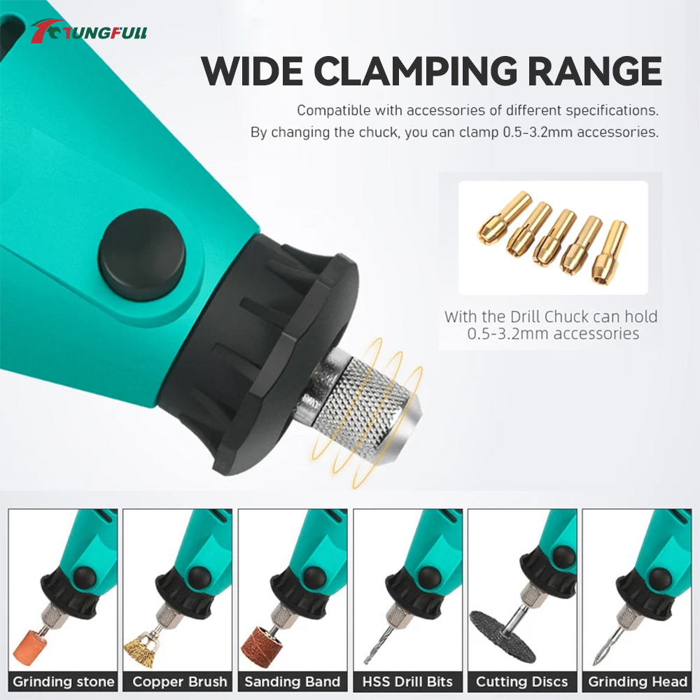TUNGFULL Rotary Tool Kit with  - огляд і ціна Jewelry Making Tool Kit