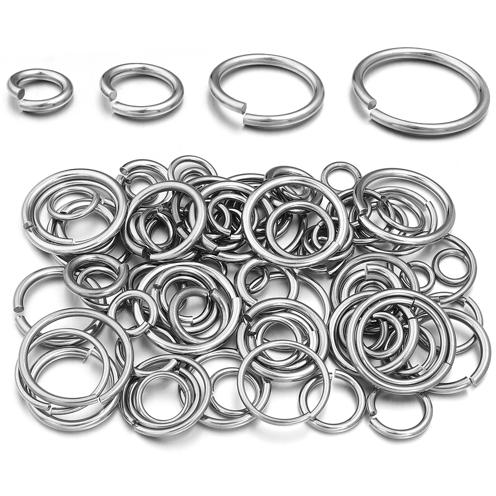 20pcs/lot Stainless Steel Open - огляд і ціна Jewelry Making Closed Jump Rings