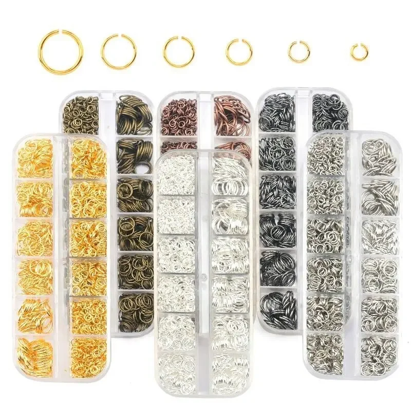 1050Pcs 0.7mm Plated Color Ope - огляд і ціна Jewelry Making Closed Jump Rings