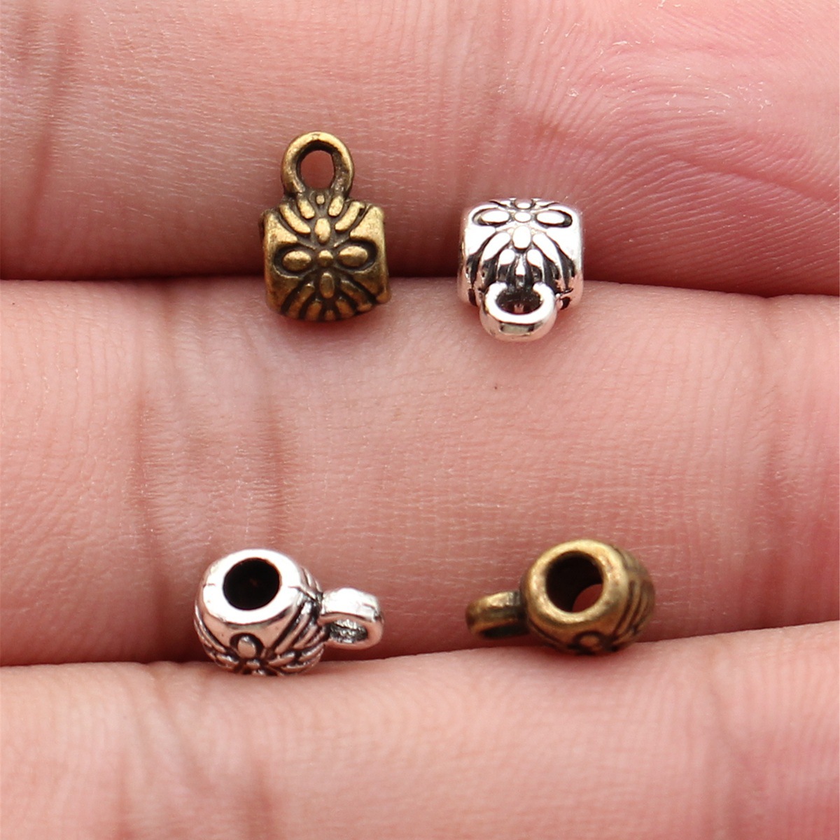 Double Hollow Heart Large Hole - огляд і ціна Jewelry Making For Couples