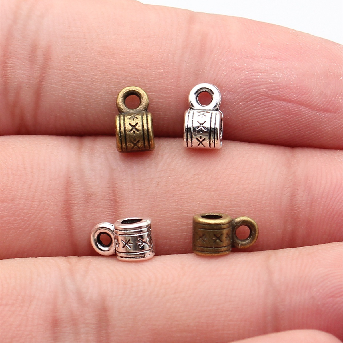 Double Hollow Heart Large Hole - огляд і ціна Jewelry Making For Couples
