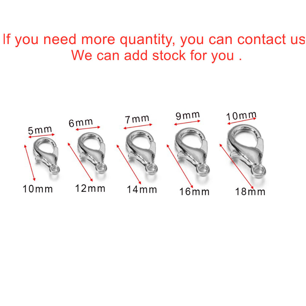 10pcs Multiple Size Lobster Cl - огляд і ціна Jewelry Making Supplies Wholesale