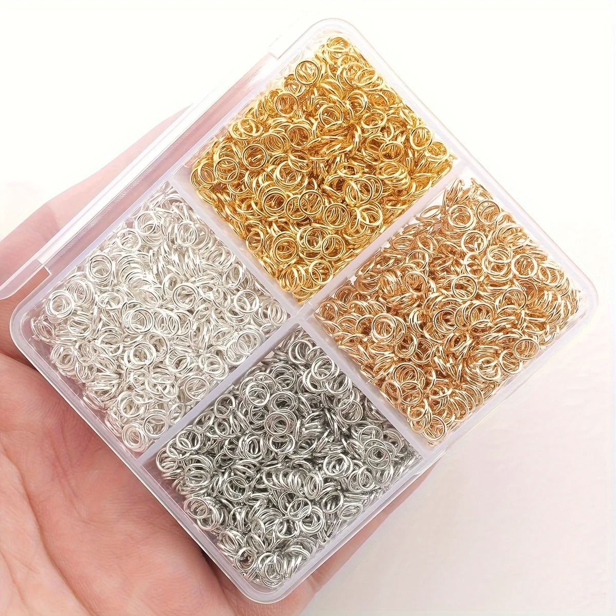 1200pcs 3mm Open Jump Rings fo - огляд і ціна Jewelry Making Closed Jump Rings