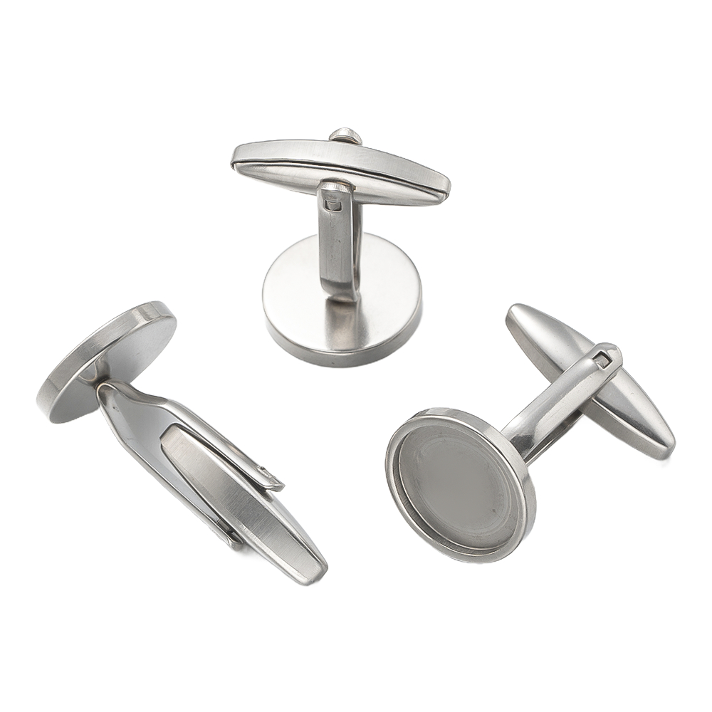 5Pcs Stainless Steel Cufflinks - огляд і ціна Jewelry Making Tray