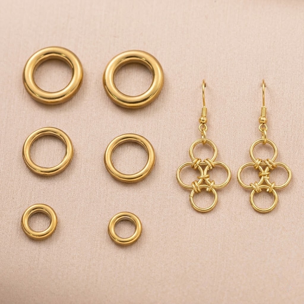 20pcs Stainless Steel Soldered - огляд і ціна Jewelry Making Closed Jump Rings