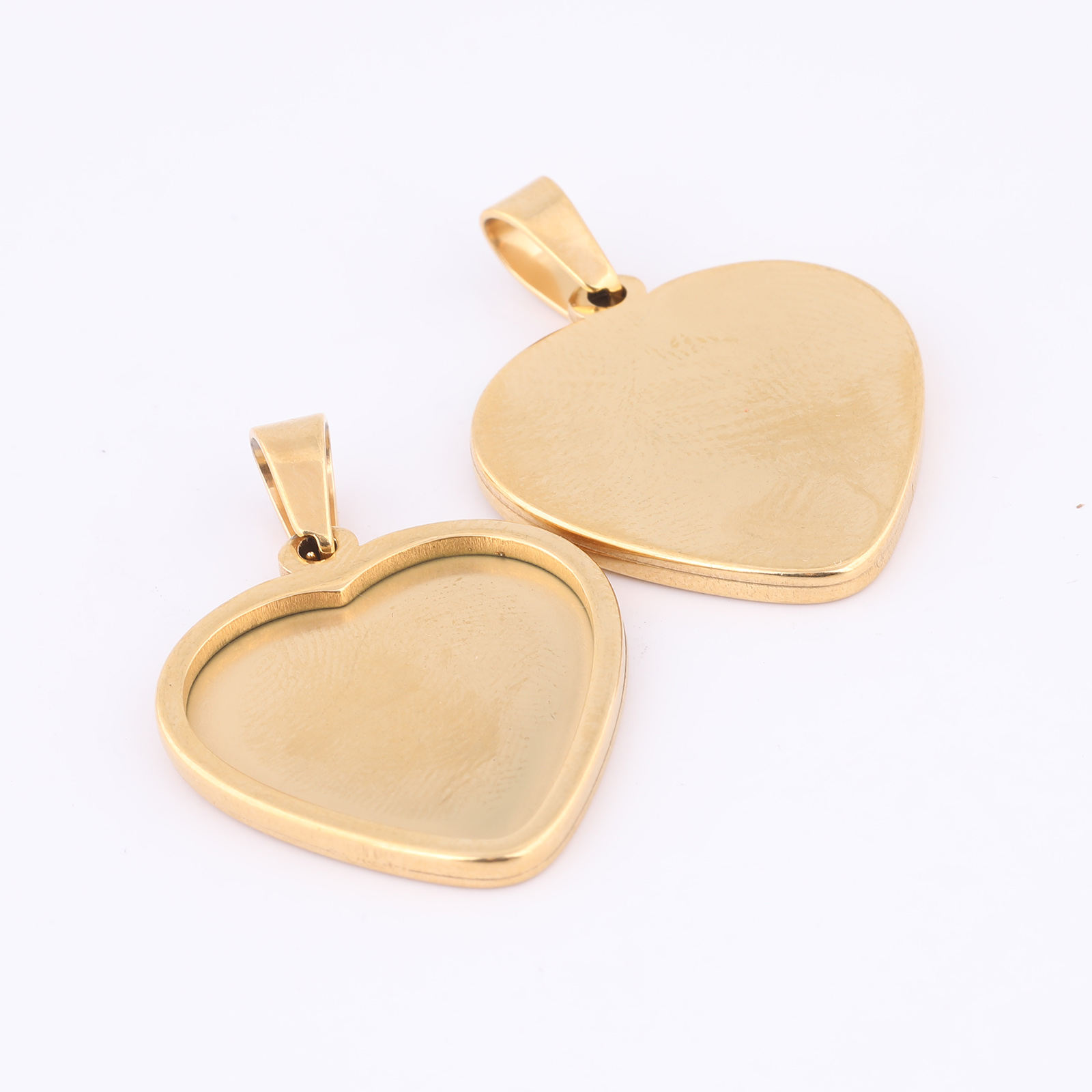 5pcs 20mm Heart Cabochon Trays - огляд і ціна Jewelry Making Tray