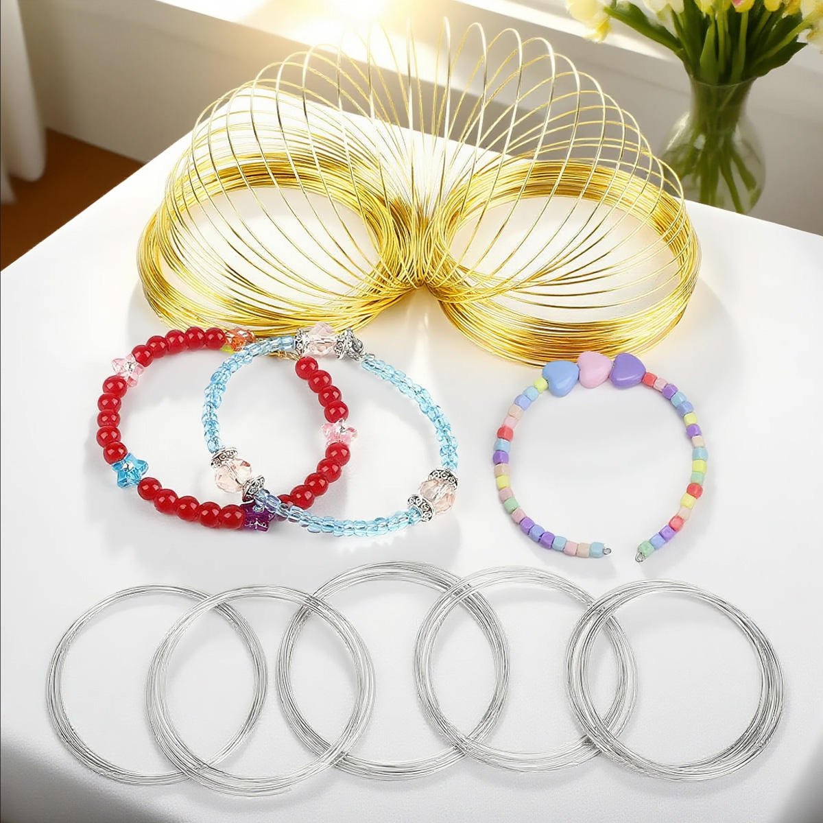0.6mm Stainless Steel Memory W - огляд і ціна Memory Wire Bracelet