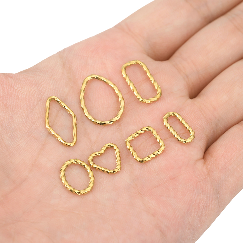 10pcs Stainless Steel Closed T - огляд і ціна Jewelry Making Closed Jump Rings