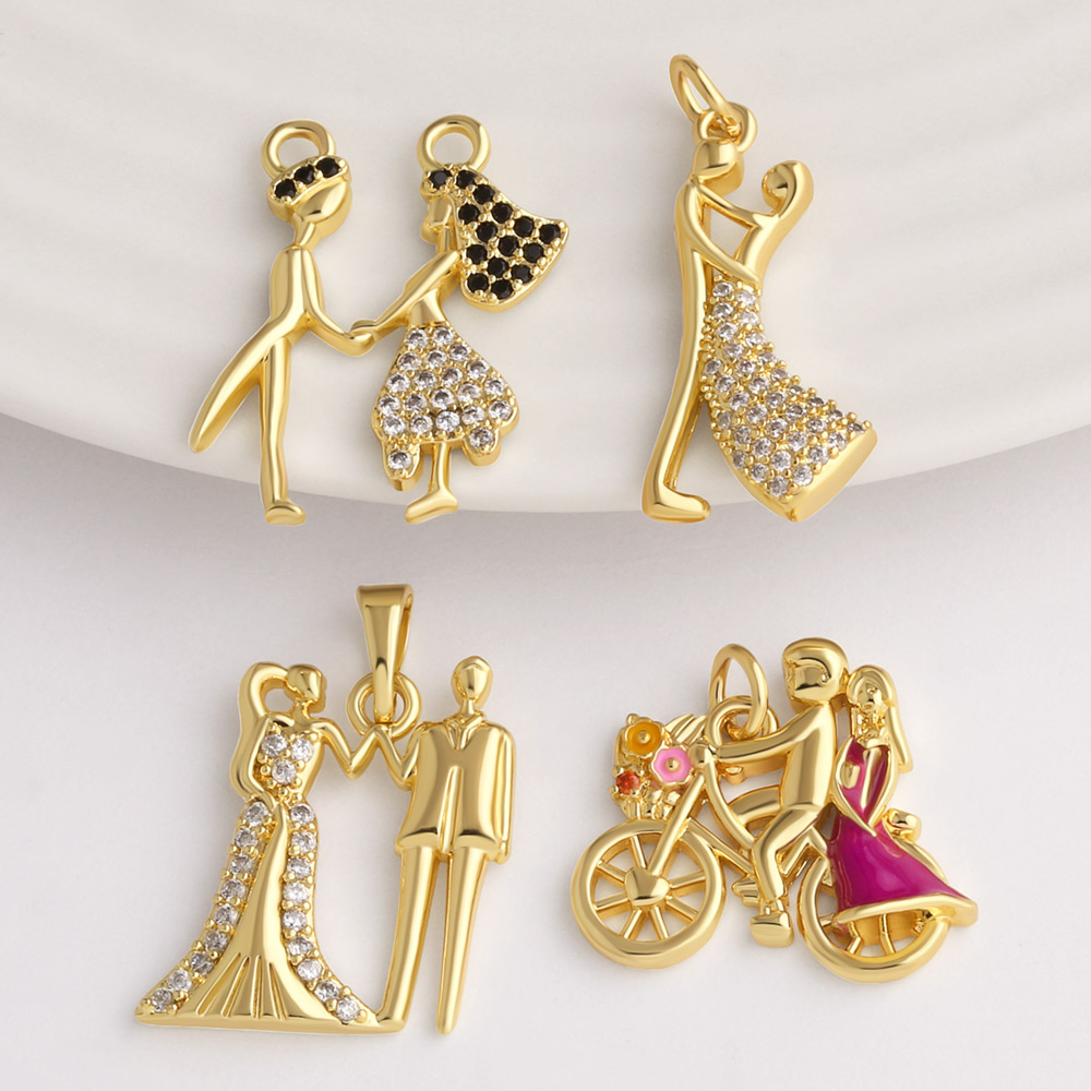 OCESRIO Gold Plated Brass Coup - огляд і ціна Jewelry Making For Couples
