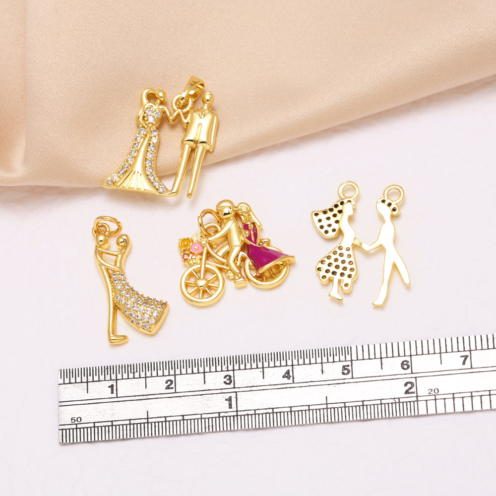 OCESRIO Gold Plated Brass Coup - огляд і ціна Jewelry Making For Couples