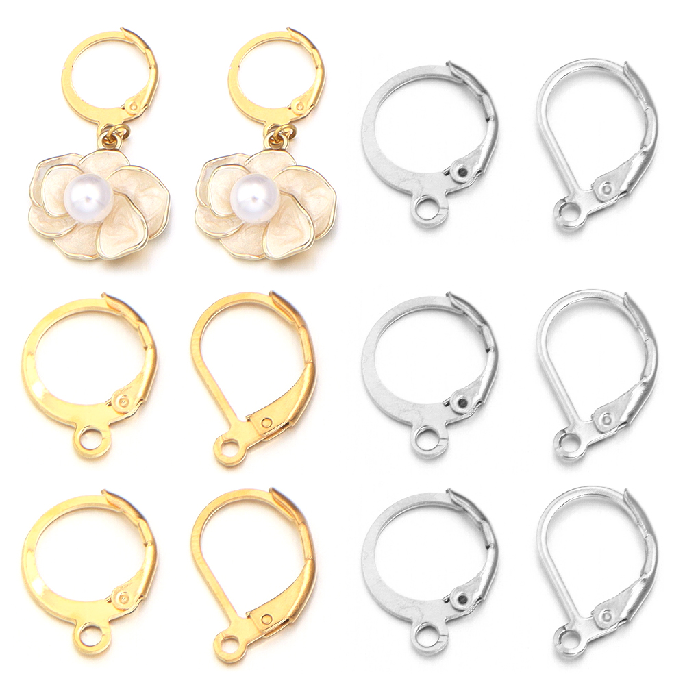 20pcs/lot Stainless Steel Ear  - огляд і ціна Jewelry Making Hardware