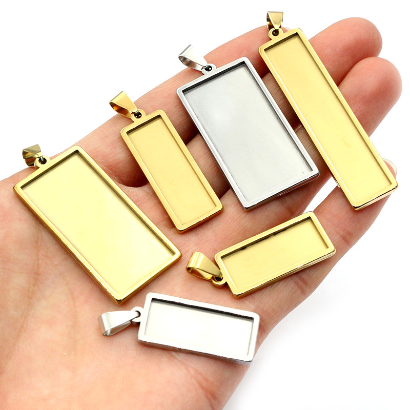 5-10pcs Stainless Steel Rectan - огляд і ціна Jewelry Making Tray