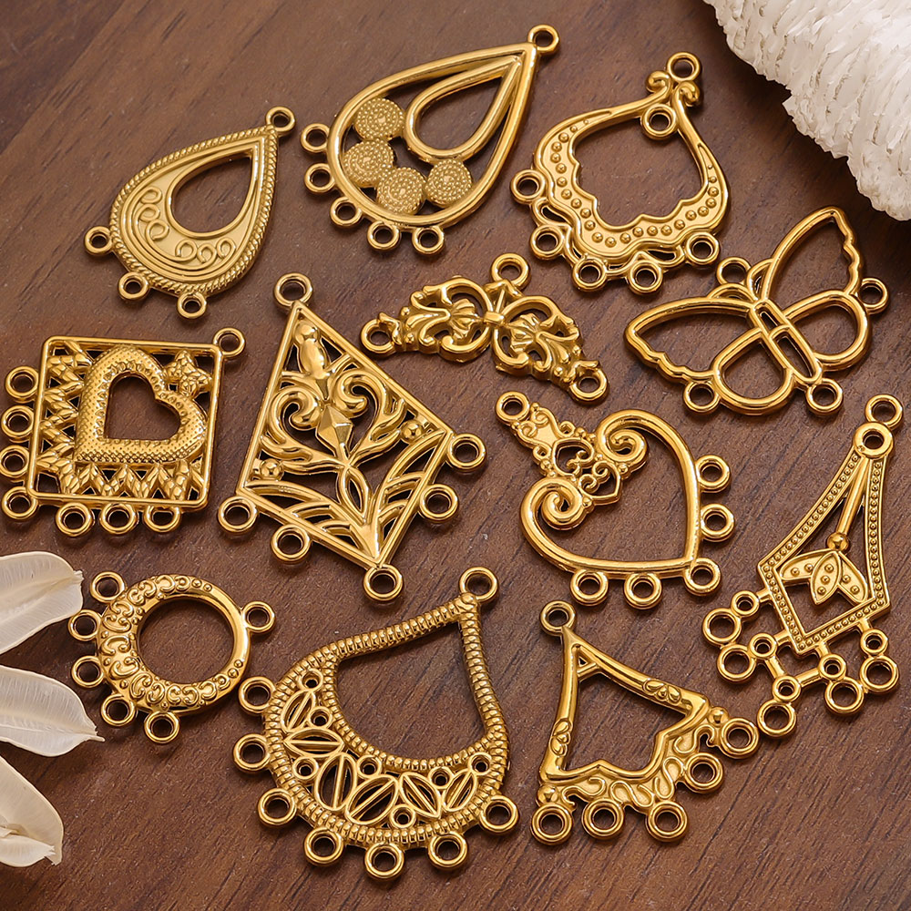 5pcs Stainless Steel Earring C - огляд і ціна Jewelry Making Supplies Wholesale