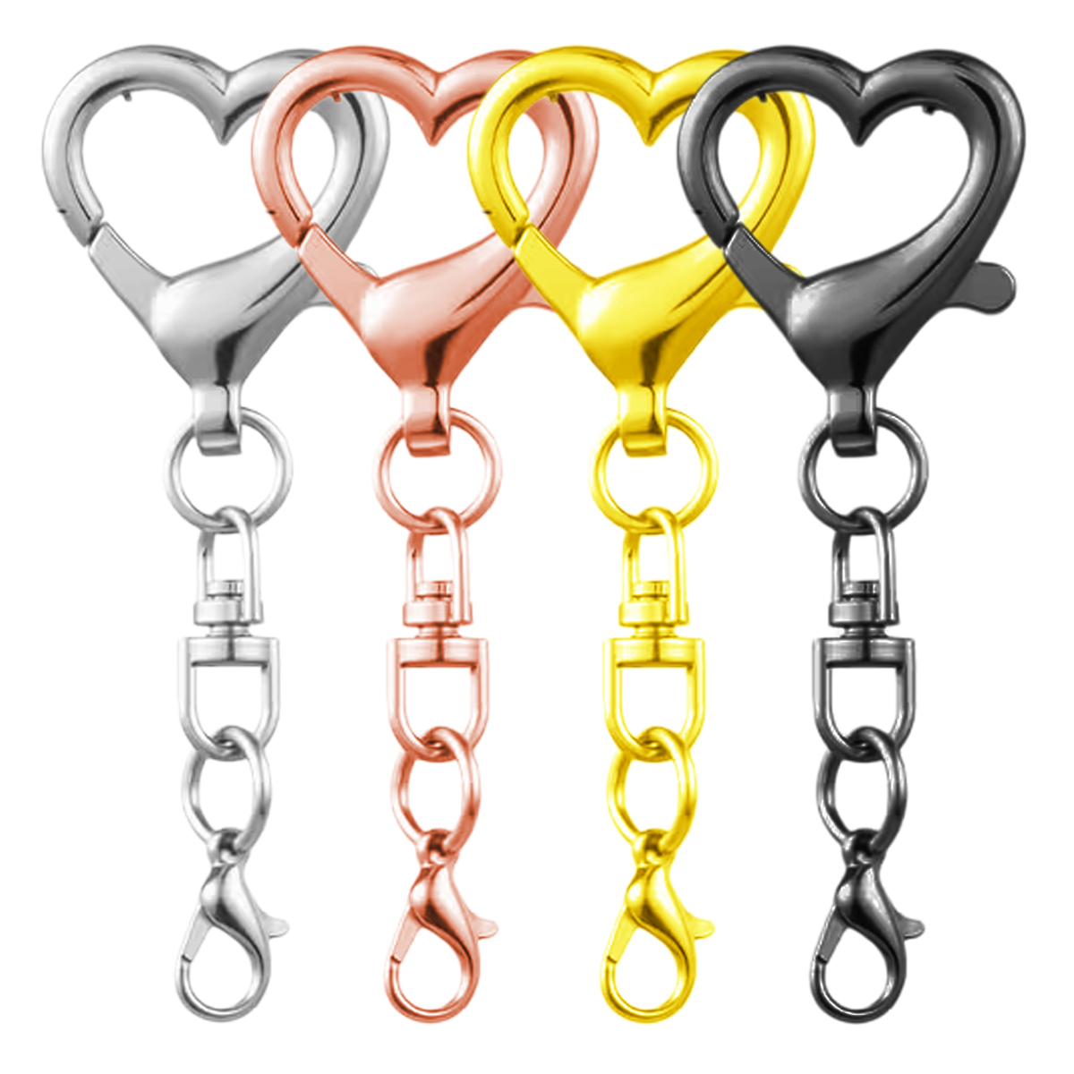 5/15/30Pcs Heart Shaped Swivel - огляд і ціна Jewelry Making Material