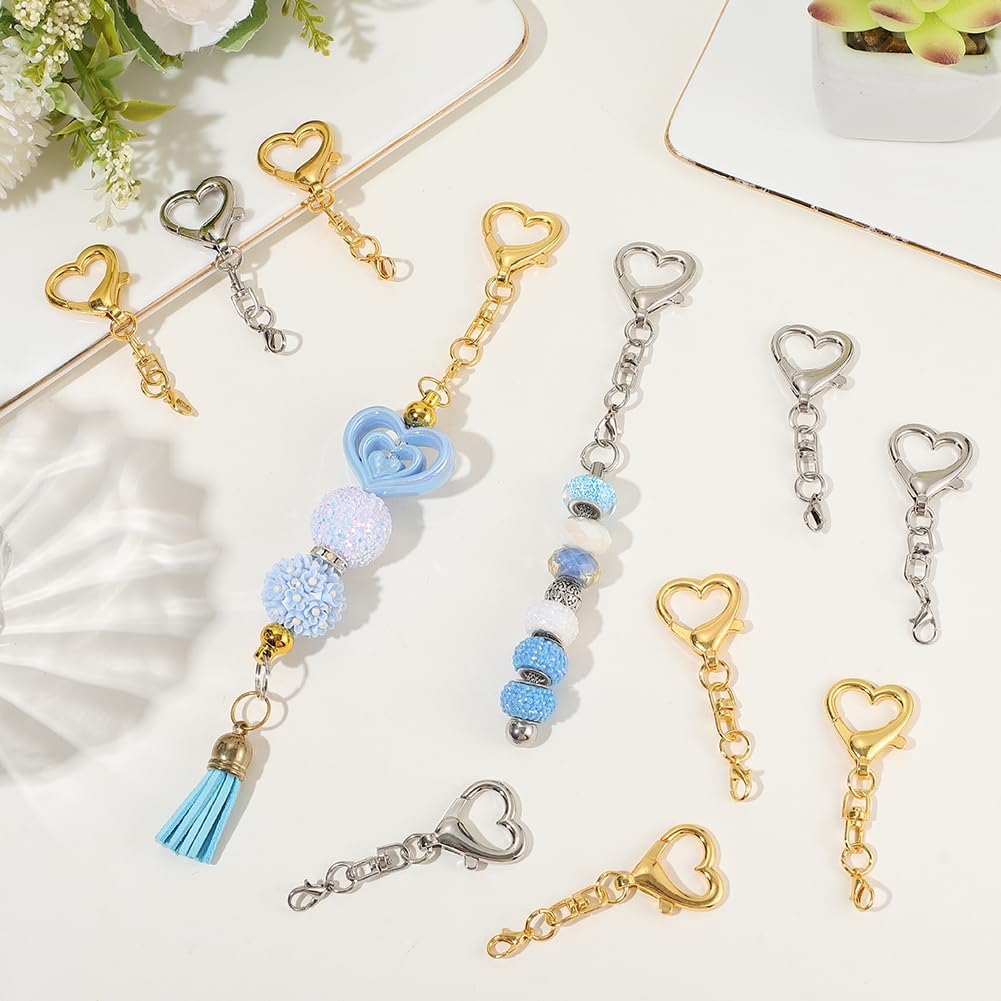 5/15/30Pcs Heart Shaped Swivel - огляд і ціна Jewelry Making Material